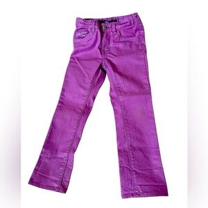 Levi’s 4T girls jeans Purple with heart pockets